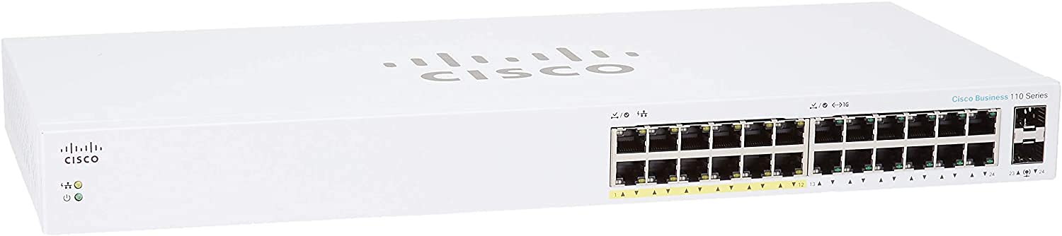 Amazon.com: Cisco Business CBS110-24PP Unmanaged Switch | 24 Port